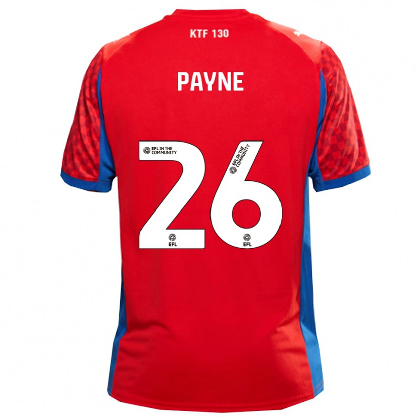 Danxen Heren Kai Payne #26 Rood Blauw Uitshirt Uittenue 2025/26 T-Shirt