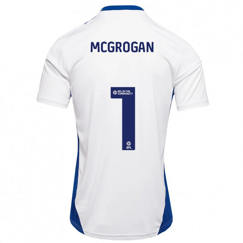 Danxen Heren Emily Mcgrogan #1 Wit Blauw Uitshirt Uittenue 2025/26 T-Shirt