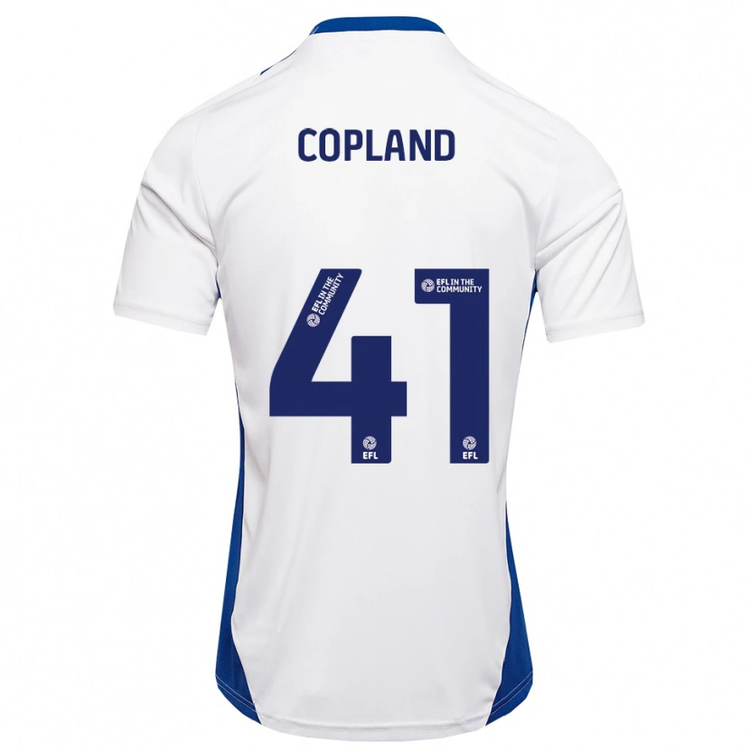 Danxen Heren Jack Copland #41 Wit Blauw Uitshirt Uittenue 2025/26 T-Shirt