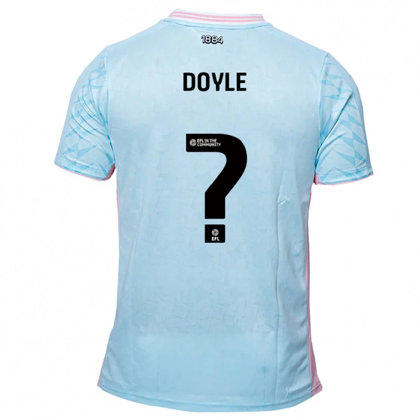 Danxen Heren Ellie Doyle #0 Hemelsblauw Roze Uitshirt Uittenue 2025/26 T-Shirt