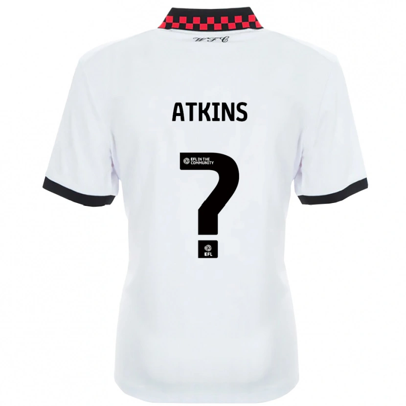 Danxen Heren Shian Atkins #0 Wit Zwart Uitshirt Uittenue 2025/26 T-Shirt