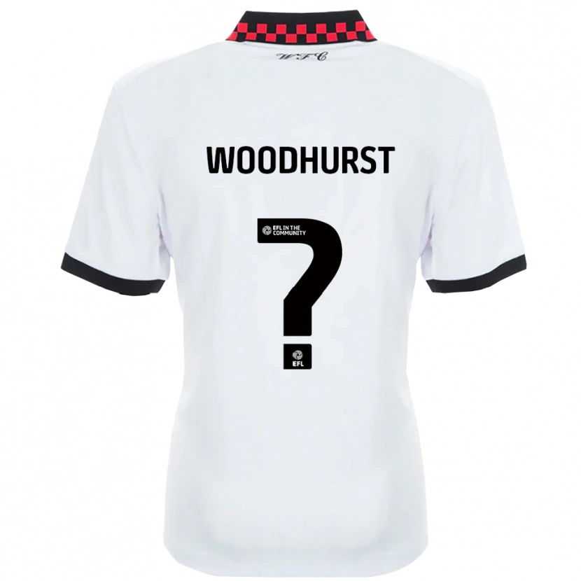 Danxen Heren Gurj Woodhurst #0 Wit Zwart Uitshirt Uittenue 2025/26 T-Shirt