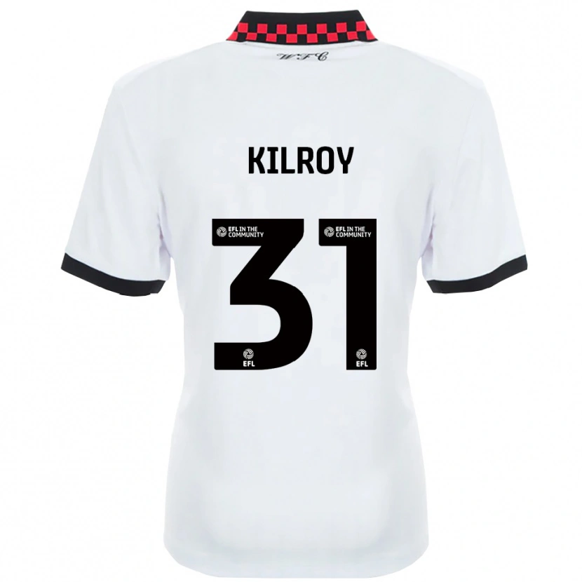 Danxen Heren Jenson Kilroy #31 Wit Zwart Uitshirt Uittenue 2025/26 T-Shirt