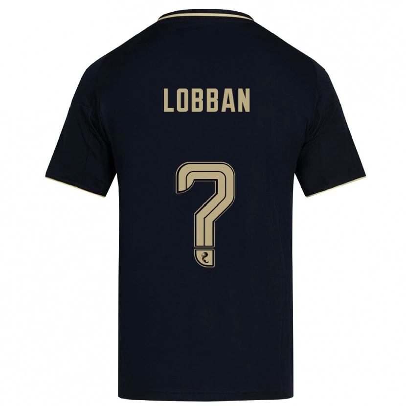 Danxen Heren Dylan Lobban #0 Marine Goud Uitshirt Uittenue 2025/26 T-Shirt