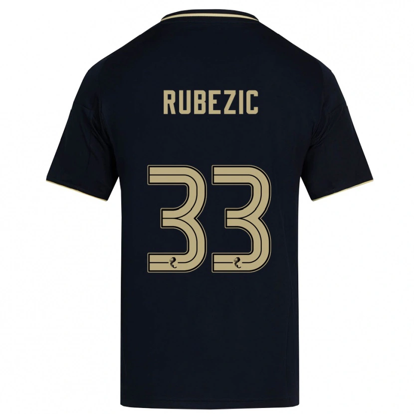 Danxen Heren Slobodan Rubezic #33 Marine Goud Uitshirt Uittenue 2025/26 T-Shirt