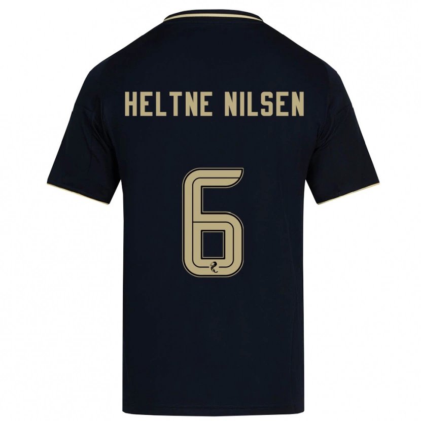 Danxen Heren Sivert Heltne Nilsen #6 Marine Goud Uitshirt Uittenue 2025/26 T-Shirt