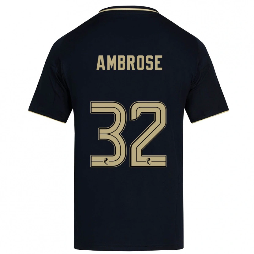 Danxen Heren Peter Ambrose #32 Marine Goud Uitshirt Uittenue 2025/26 T-Shirt