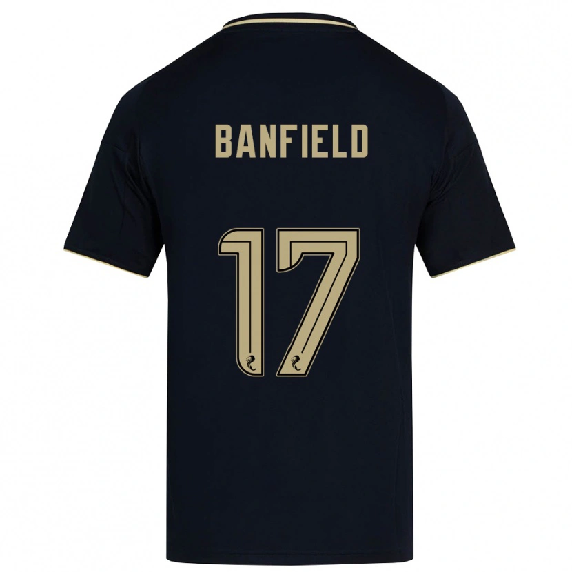 Danxen Heren Keeley Banfield #17 Marine Goud Uitshirt Uittenue 2025/26 T-Shirt