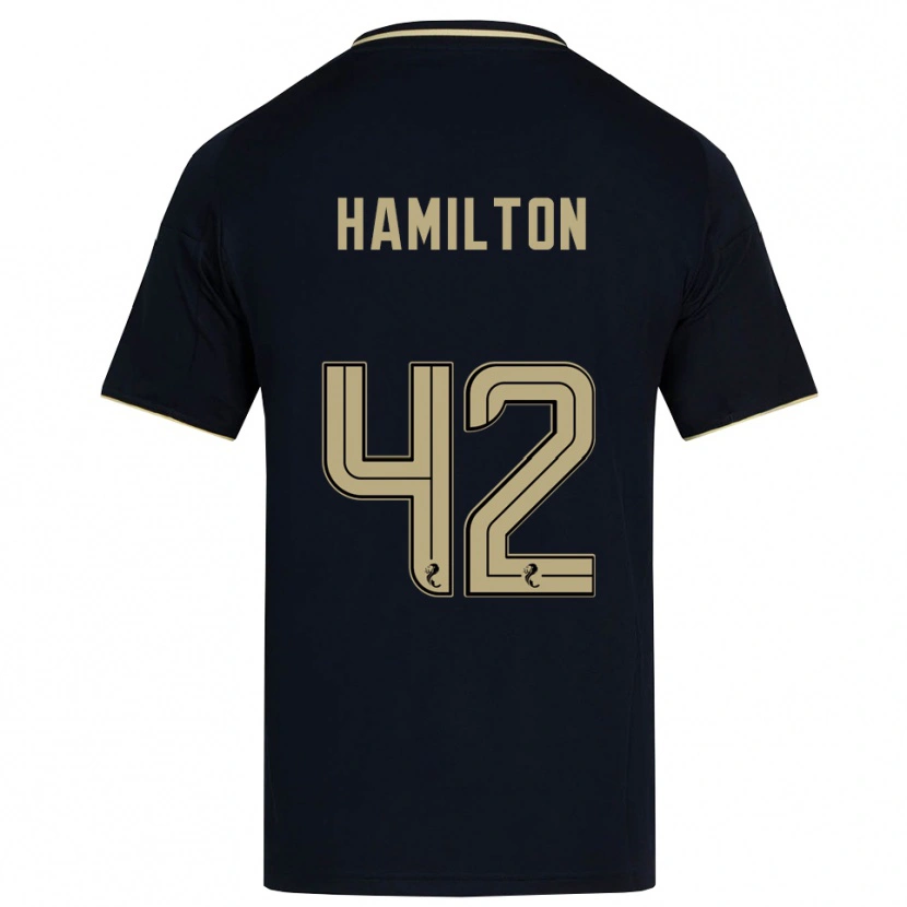 Danxen Heren Brendan Hamilton #42 Marine Goud Uitshirt Uittenue 2025/26 T-Shirt