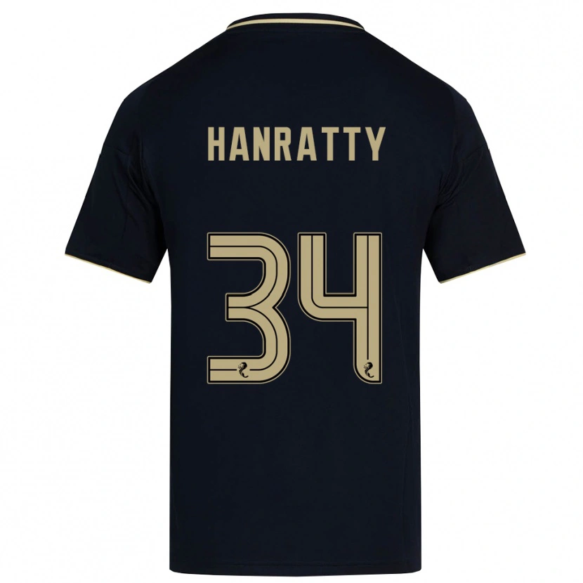 Danxen Heren Kevin Hanratty #34 Marine Goud Uitshirt Uittenue 2025/26 T-Shirt