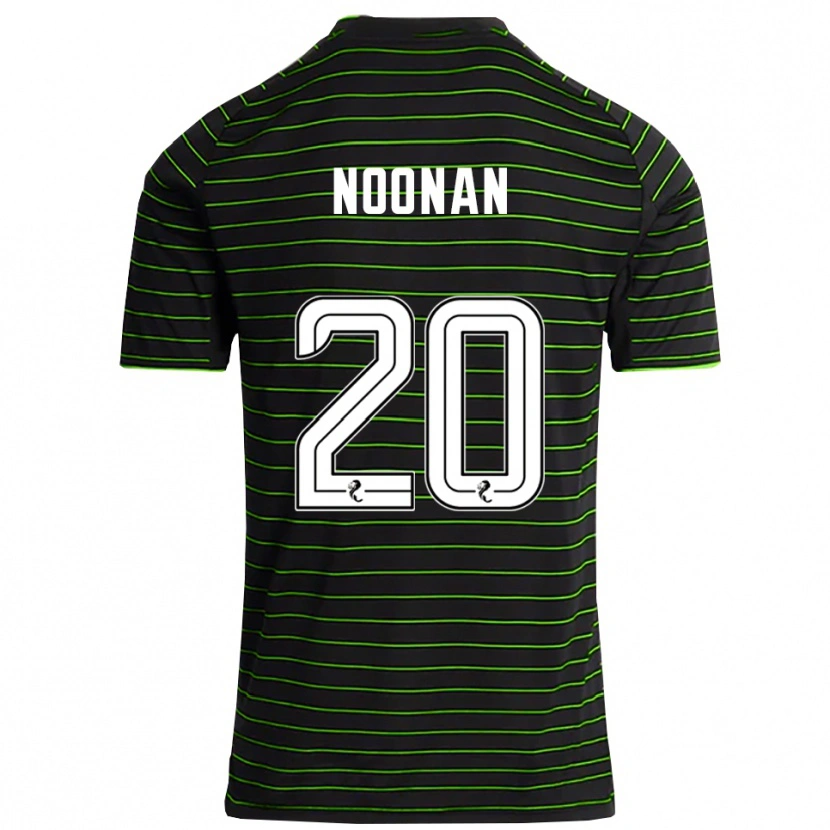 Danxen Heren Saoirse Noonan #20 Zwart Groen Uitshirt Uittenue 2025/26 T-Shirt