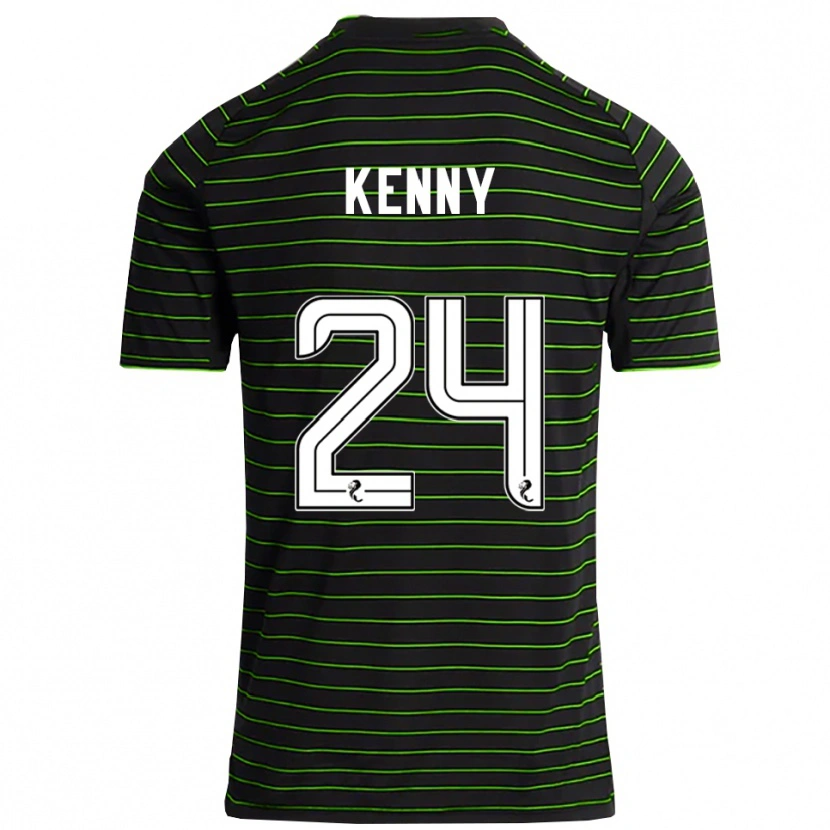 Danxen Heren Johnny Kenny #24 Zwart Groen Uitshirt Uittenue 2025/26 T-Shirt
