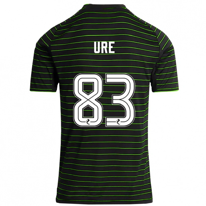 Danxen Heren Kyle Ure #83 Zwart Groen Uitshirt Uittenue 2025/26 T-Shirt