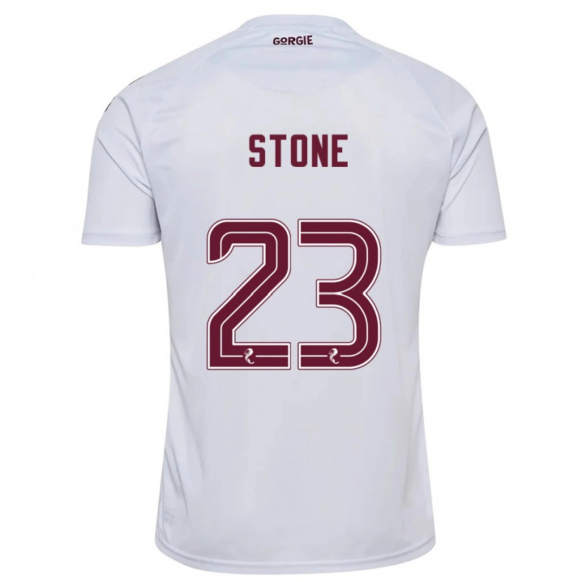 Danxen Heren Harry Stone #23 Wit Bordeauxrood Uitshirt Uittenue 2025/26 T-Shirt