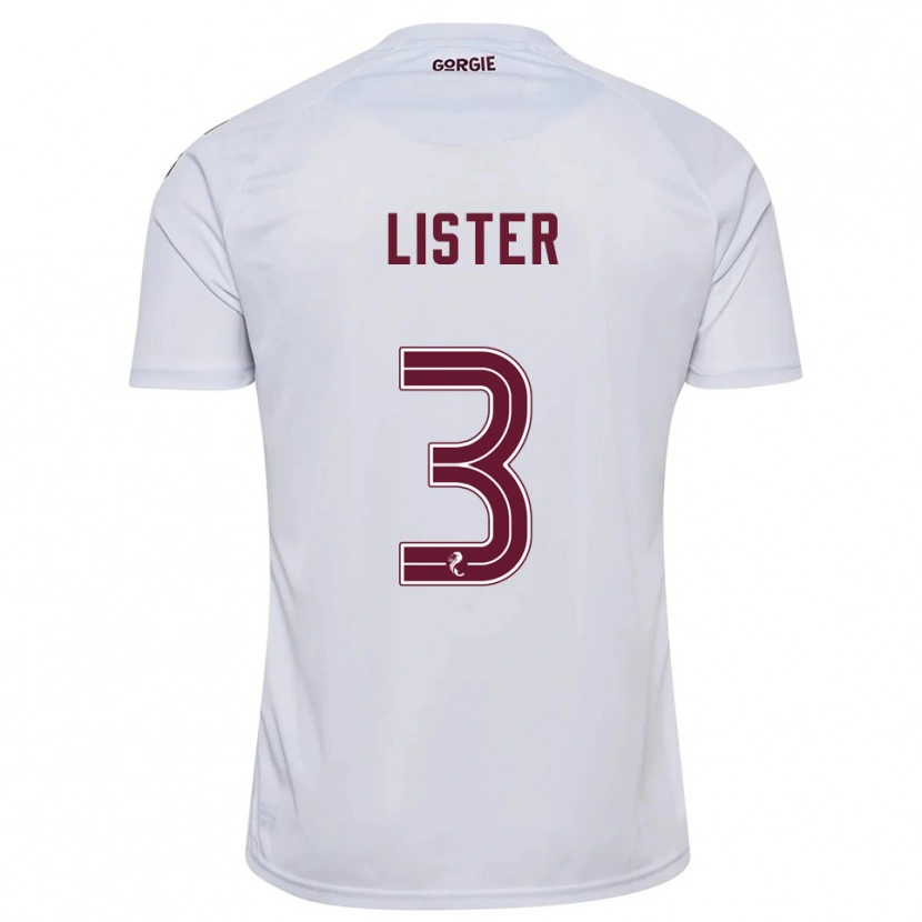 Danxen Heren Henry James #3 Wit Bordeauxrood Uitshirt Uittenue 2025/26 T-Shirt