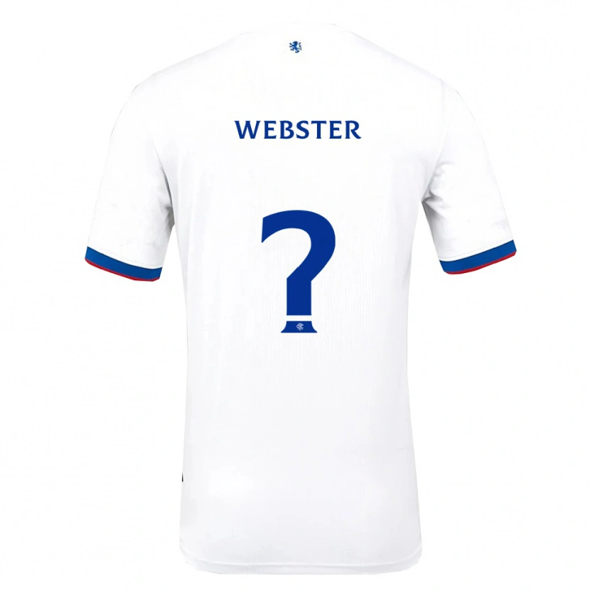 Danxen Heren Kristian Webster #0 Wit Rood Blauw Uitshirt Uittenue 2025/26 T-Shirt