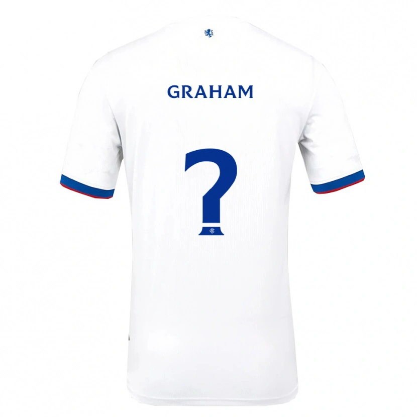 Danxen Heren James Graham #0 Wit Rood Blauw Uitshirt Uittenue 2025/26 T-Shirt