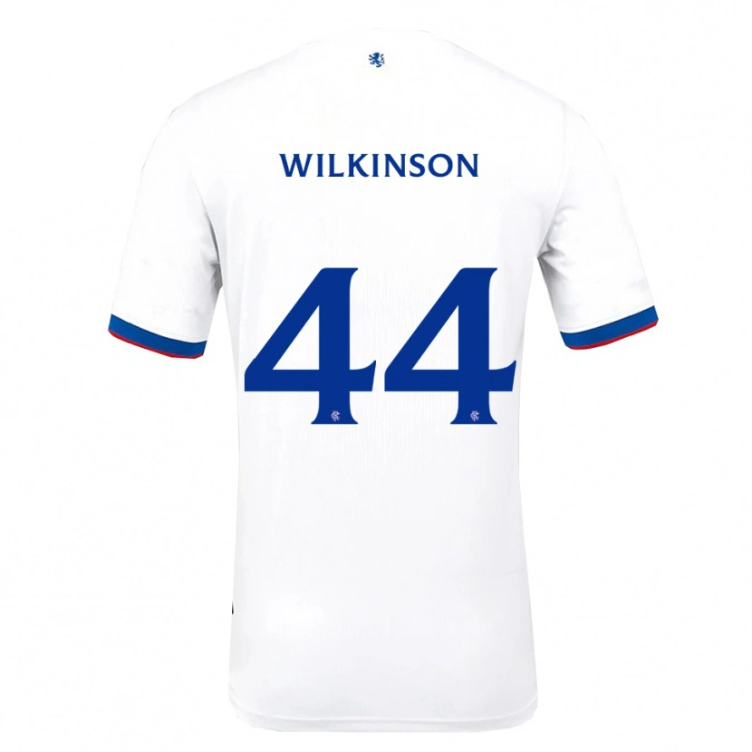 Danxen Heren Katie Wilkinson #44 Wit Rood Blauw Uitshirt Uittenue 2025/26 T-Shirt