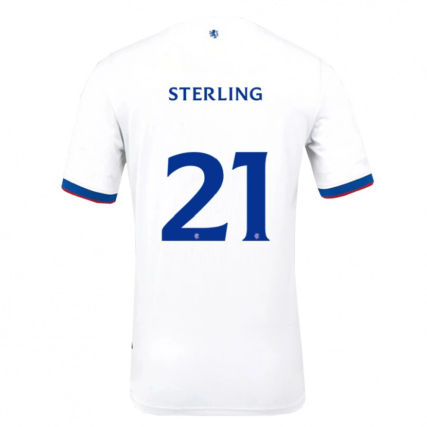 Danxen Heren Dujon Sterling #21 Wit Rood Blauw Uitshirt Uittenue 2025/26 T-Shirt