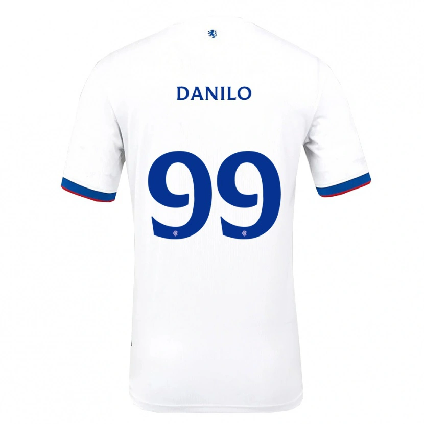 Danxen Heren Danilo #99 Wit Rood Blauw Uitshirt Uittenue 2025/26 T-Shirt