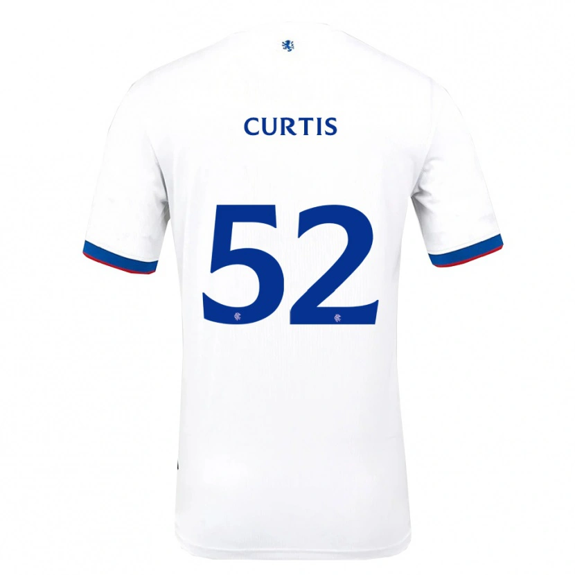 Danxen Heren Findlay Curtis #52 Wit Rood Blauw Uitshirt Uittenue 2025/26 T-Shirt
