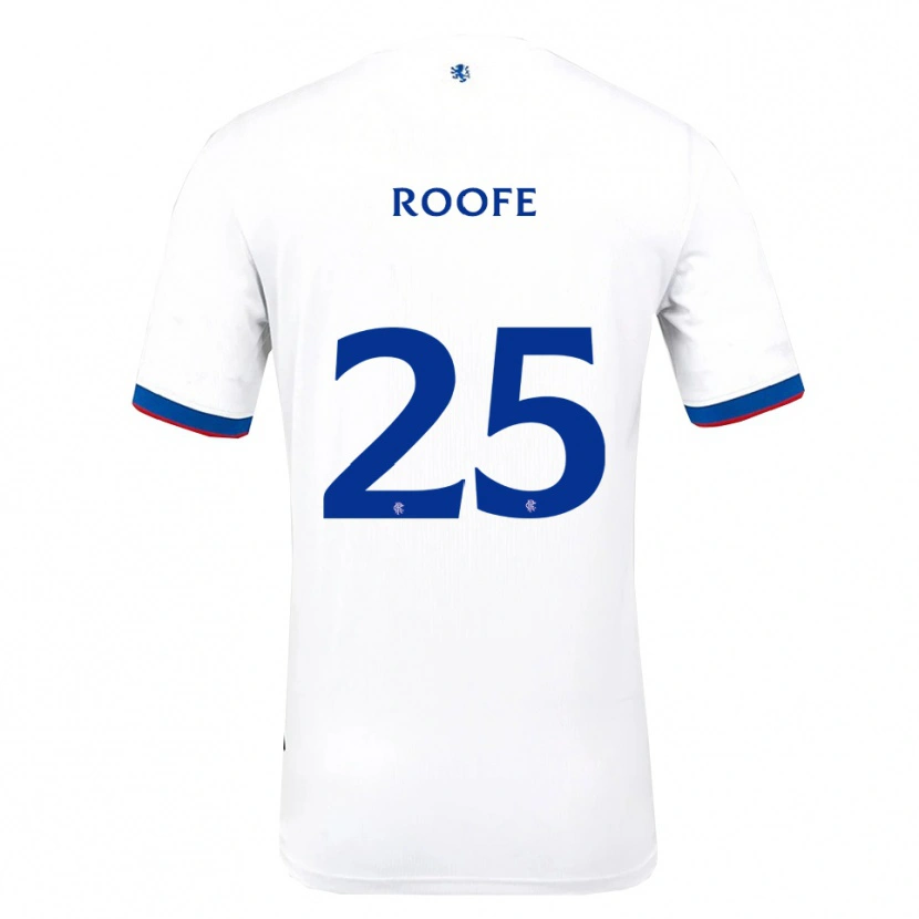 Danxen Heren Kemar Roofe #25 Wit Rood Blauw Uitshirt Uittenue 2025/26 T-Shirt