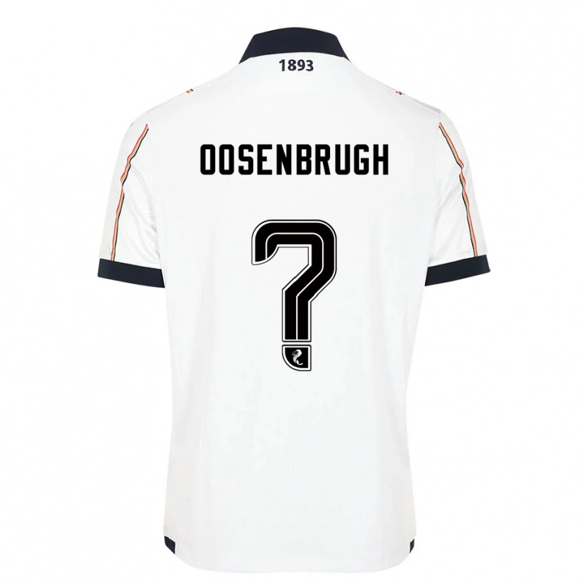 Danxen Heren Charley Oosenbrugh #0 Wit Marine Rood Uitshirt Uittenue 2025/26 T-Shirt