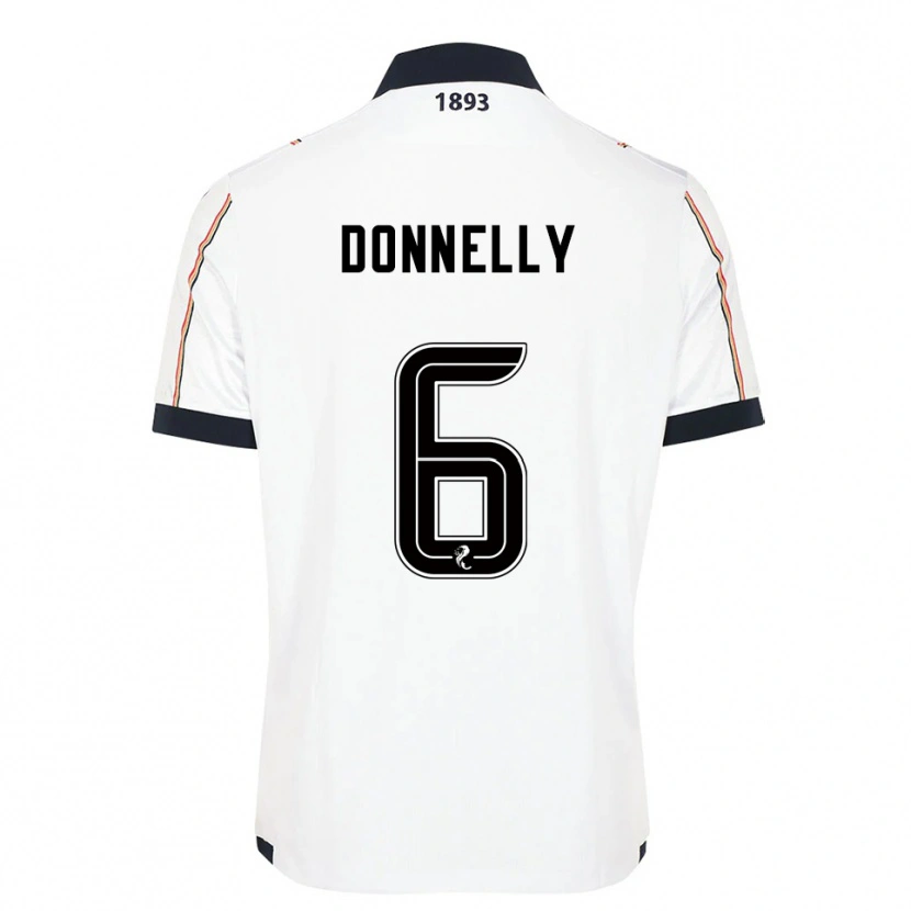 Danxen Heren Aaron Donnelly #6 Wit Marine Rood Uitshirt Uittenue 2025/26 T-Shirt