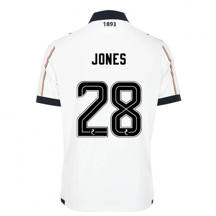 Danxen Heren Callum Jones #28 Wit Marine Rood Uitshirt Uittenue 2025/26 T-Shirt