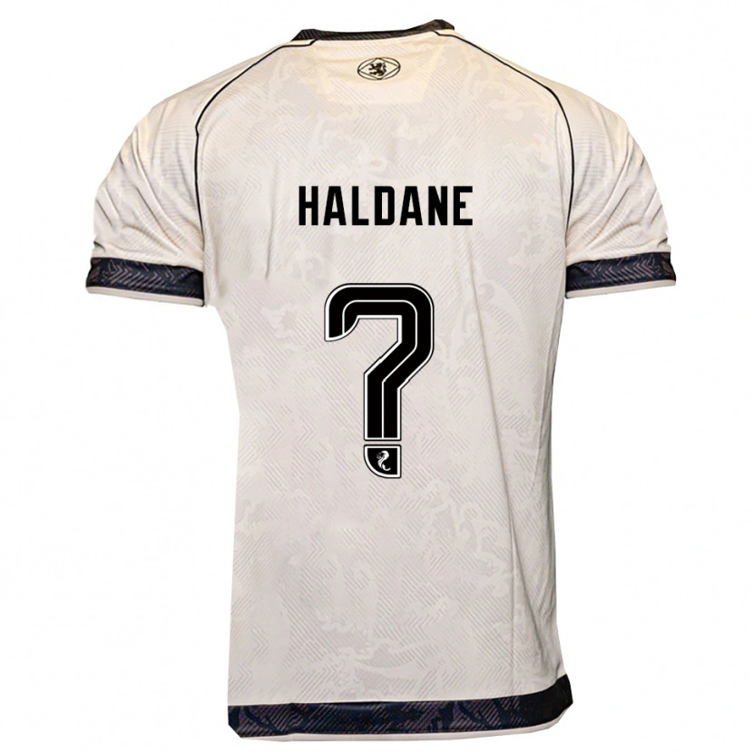 Danxen Heren Lewis Haldane #0 Wit Zwart Uitshirt Uittenue 2025/26 T-Shirt