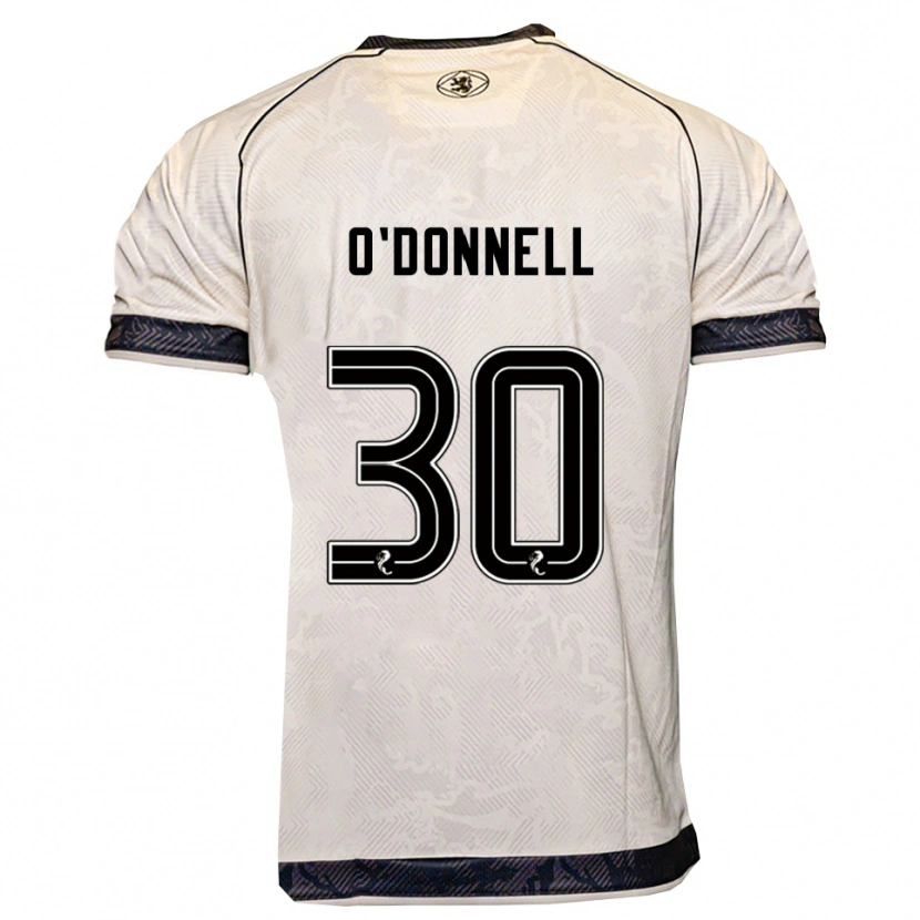 Danxen Heren Lewis O'donnell #30 Wit Zwart Uitshirt Uittenue 2025/26 T-Shirt