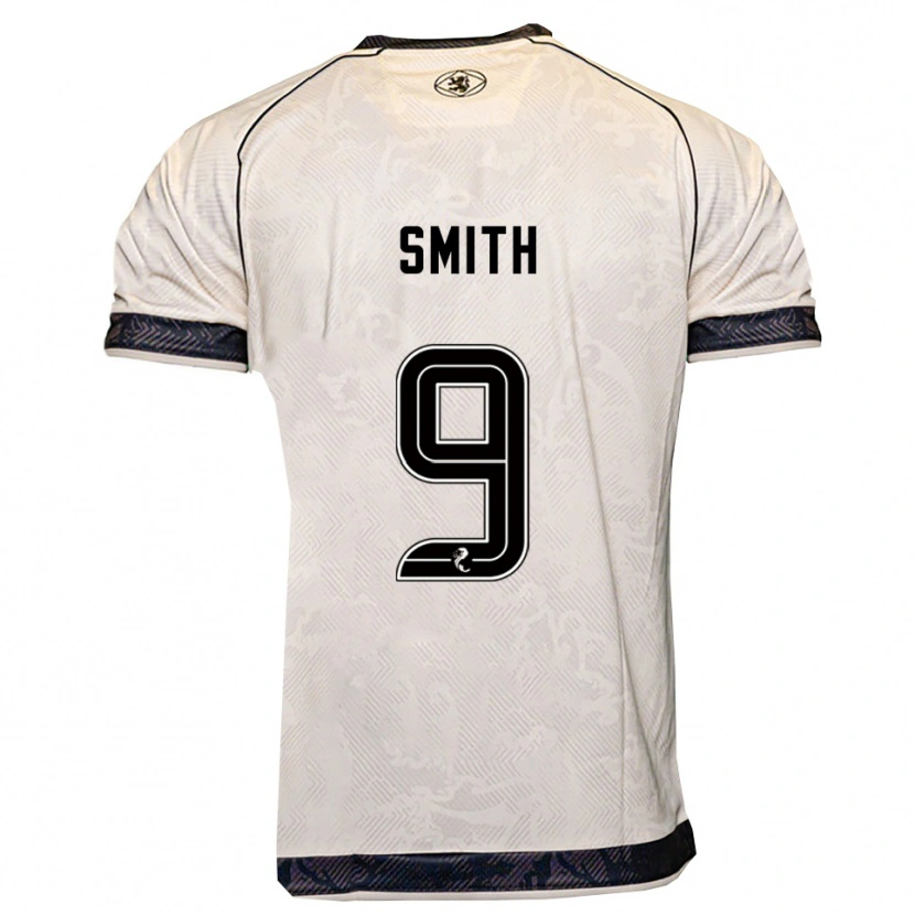 Danxen Heren Robyn Smith #9 Wit Zwart Uitshirt Uittenue 2025/26 T-Shirt