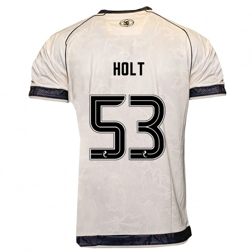 Danxen Heren Josh Holt #53 Wit Zwart Uitshirt Uittenue 2025/26 T-Shirt