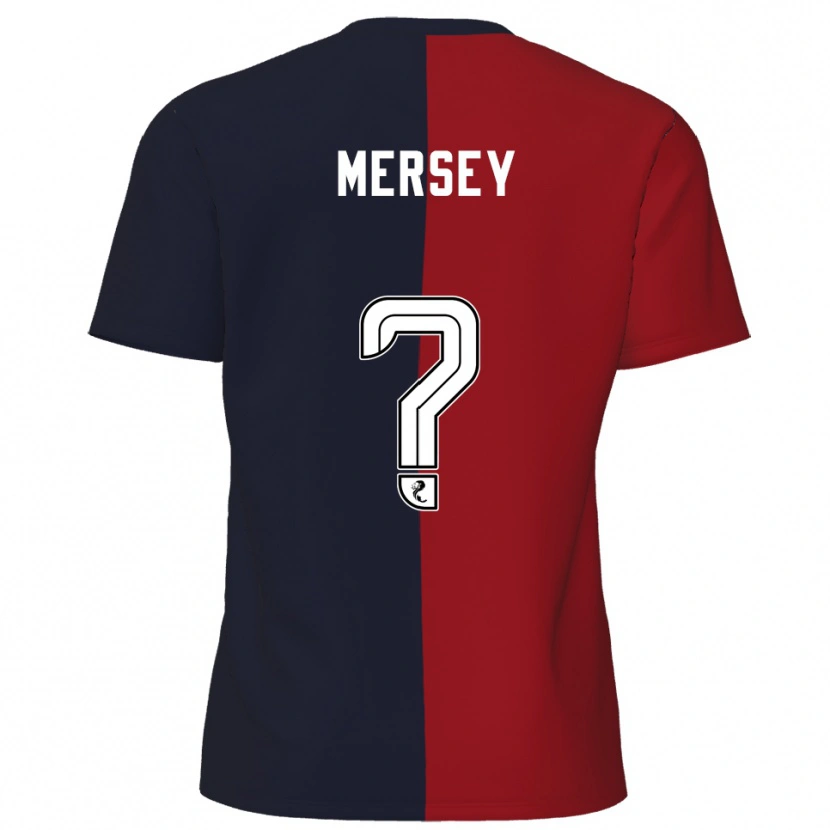 Danxen Heren Ethan Mersey #0 Rood Marine Uitshirt Uittenue 2025/26 T-Shirt