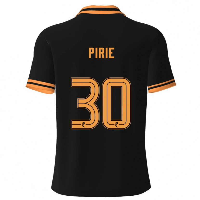 Danxen Heren Rachel Pirie #30 Zwart Geel Uitshirt Uittenue 2025/26 T-Shirt