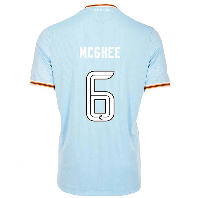 Danxen Heren Jordan Mcghee #6 Hemelsblauw Uitshirt Uittenue 2025/26 T-Shirt