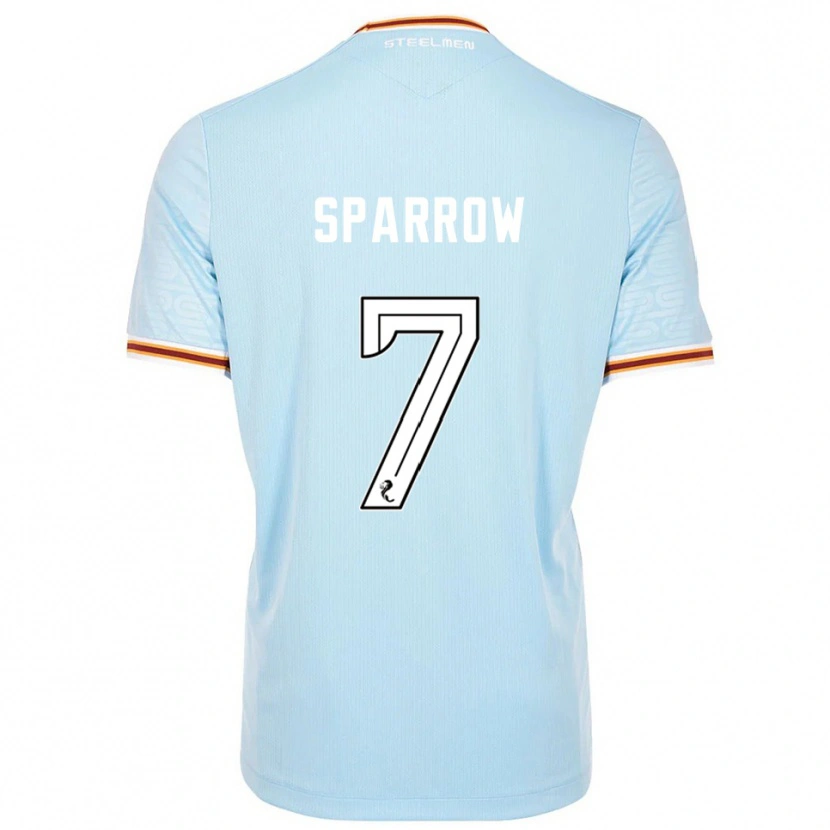 Danxen Heren Tom Sparrow #7 Hemelsblauw Uitshirt Uittenue 2025/26 T-Shirt