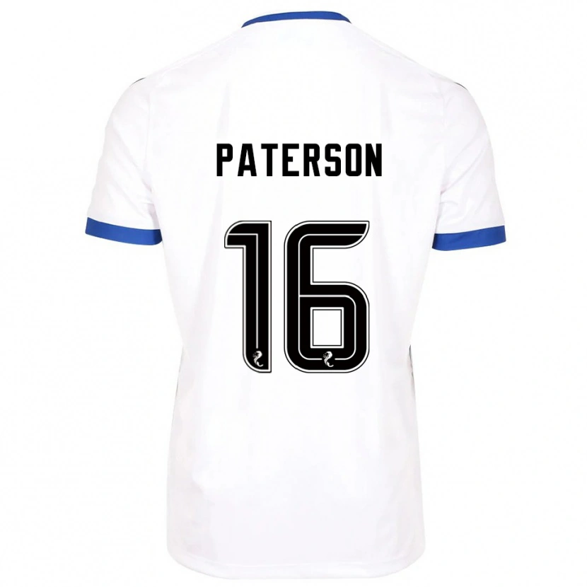 Danxen Heren Megan Paterson #16 Wit Blauw Uitshirt Uittenue 2025/26 T-Shirt