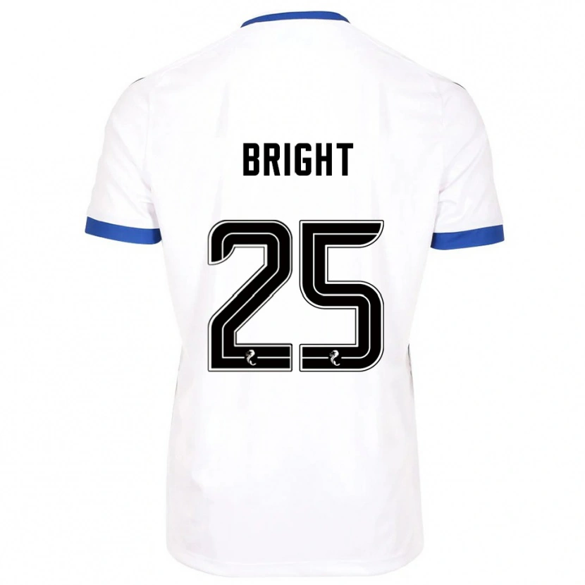 Danxen Heren Scott Bright #25 Wit Blauw Uitshirt Uittenue 2025/26 T-Shirt