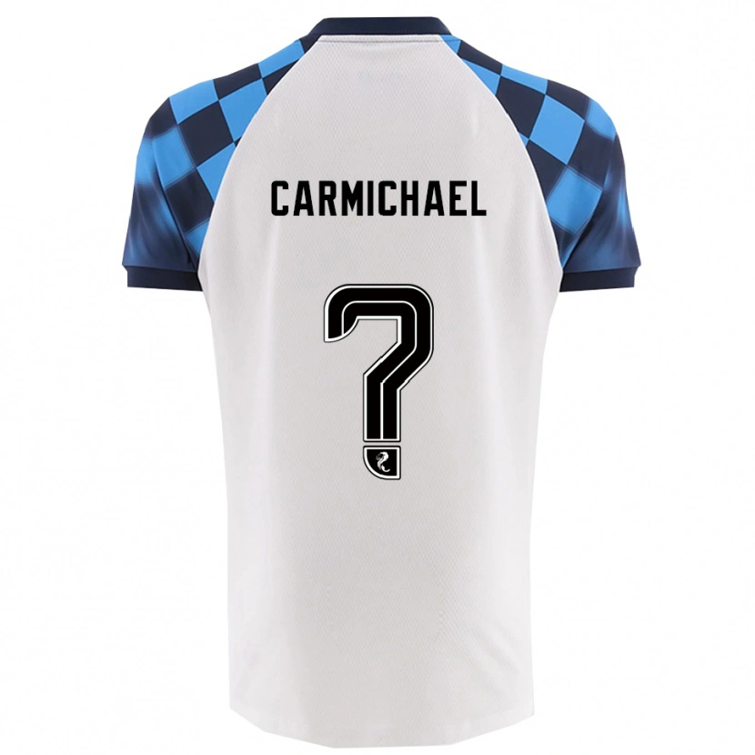 Danxen Heren Liam Carmichael #0 Wit Hemelsblauw Uitshirt Uittenue 2025/26 T-Shirt
