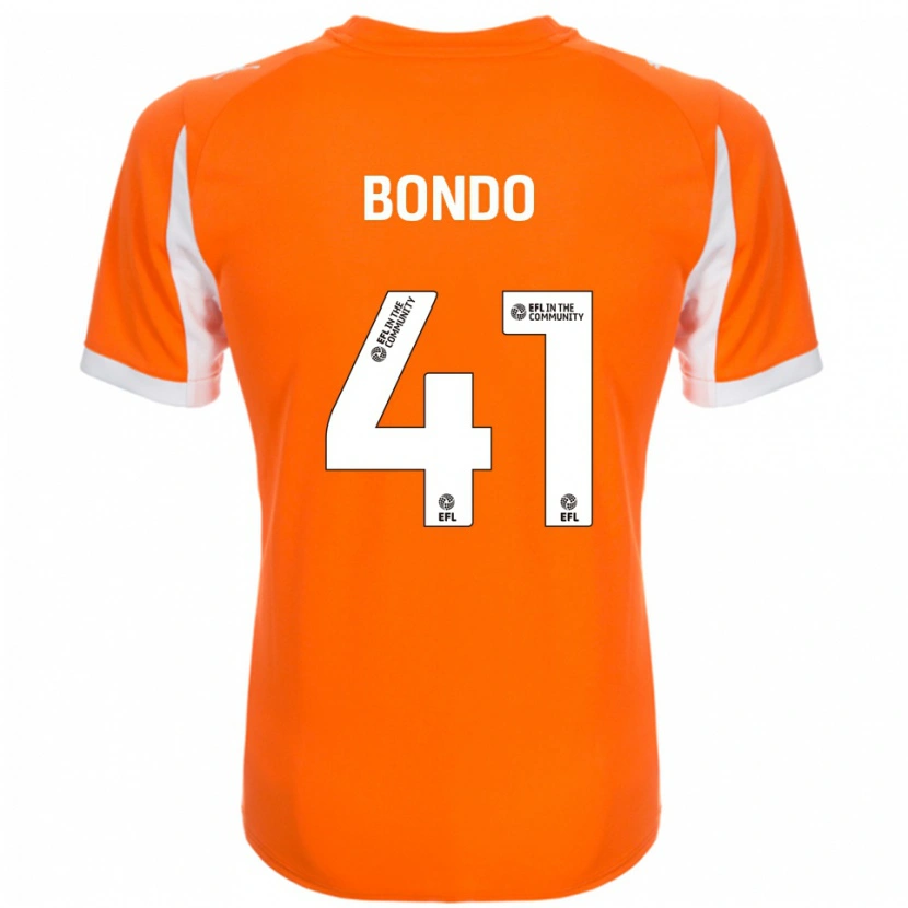 Danxen Dames Terry Bondo #41 Oranje Wit Thuisshirt Thuistenue 2025/26 T-Shirt