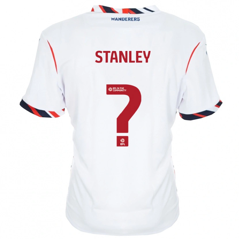 Danxen Dames Laila Stanley #0 Wit Rood Thuisshirt Thuistenue 2025/26 T-Shirt
