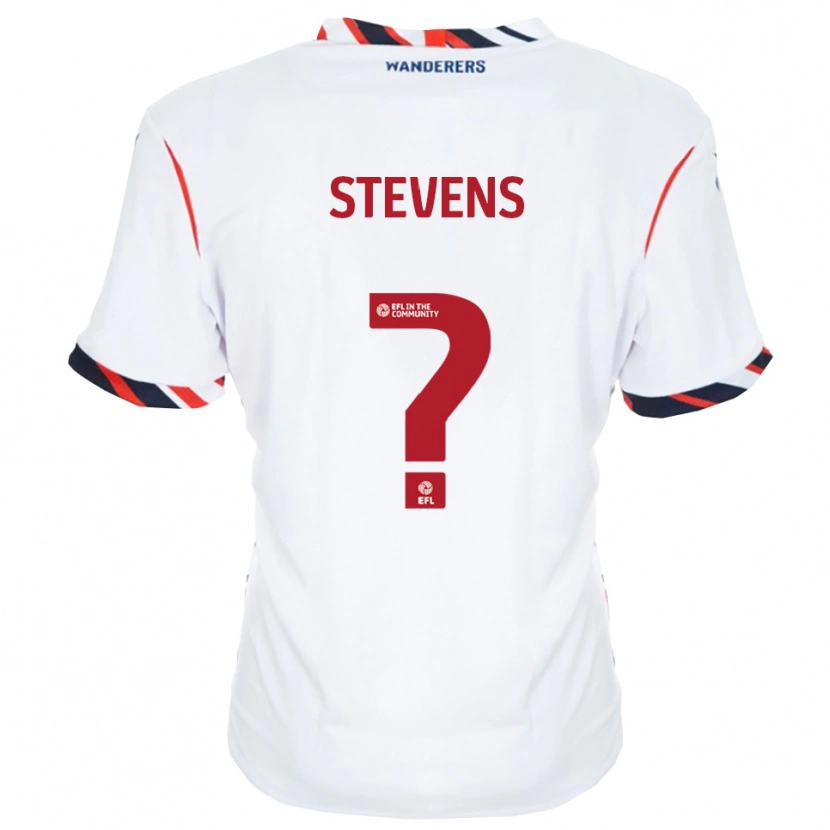Danxen Dames Lucy Stevens #0 Wit Rood Thuisshirt Thuistenue 2025/26 T-Shirt