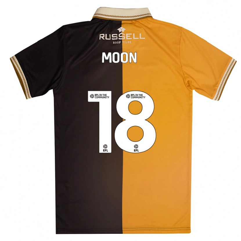 Danxen Dames Jasper Moon #18 Geel Zwart Thuisshirt Thuistenue 2025/26 T-Shirt