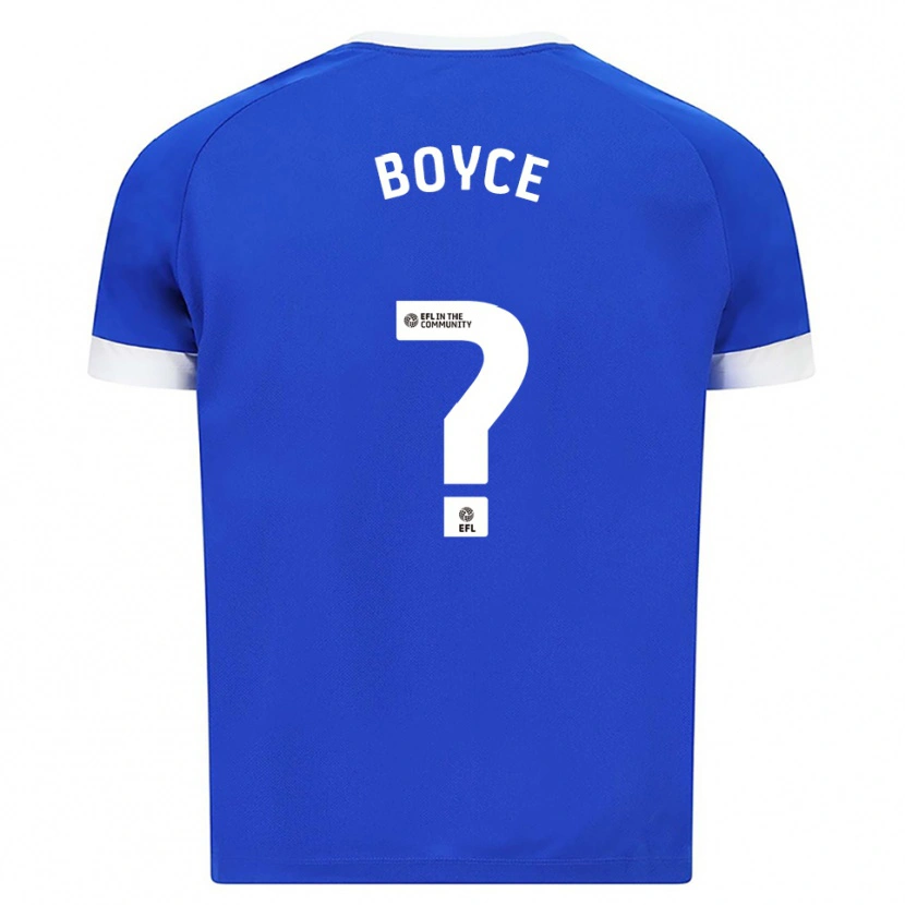 Danxen Dames Oliver Boyce #0 Blauw Wit Thuisshirt Thuistenue 2025/26 T-Shirt