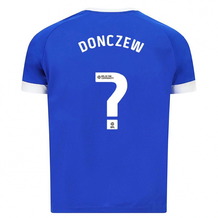 Danxen Dames Axel Donczew #0 Blauw Wit Thuisshirt Thuistenue 2025/26 T-Shirt