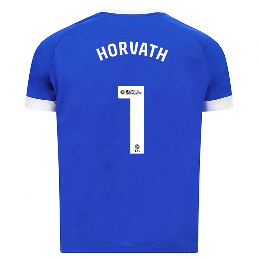 Danxen Dames Ethan Horvath #1 Blauw Wit Thuisshirt Thuistenue 2025/26 T-Shirt