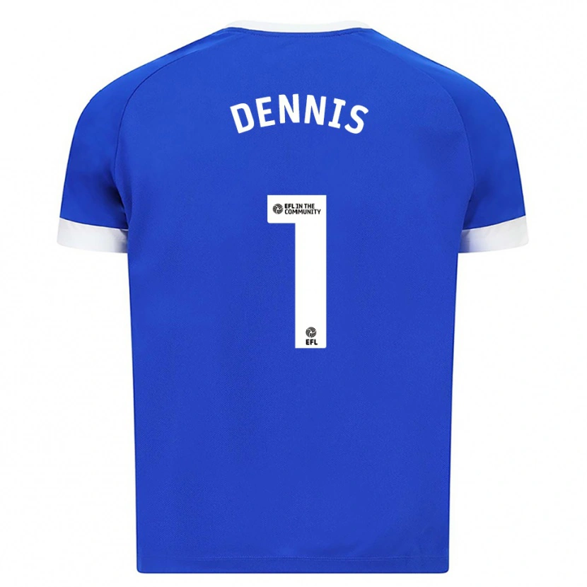 Danxen Dames Jake Dennis #1 Blauw Wit Thuisshirt Thuistenue 2025/26 T-Shirt