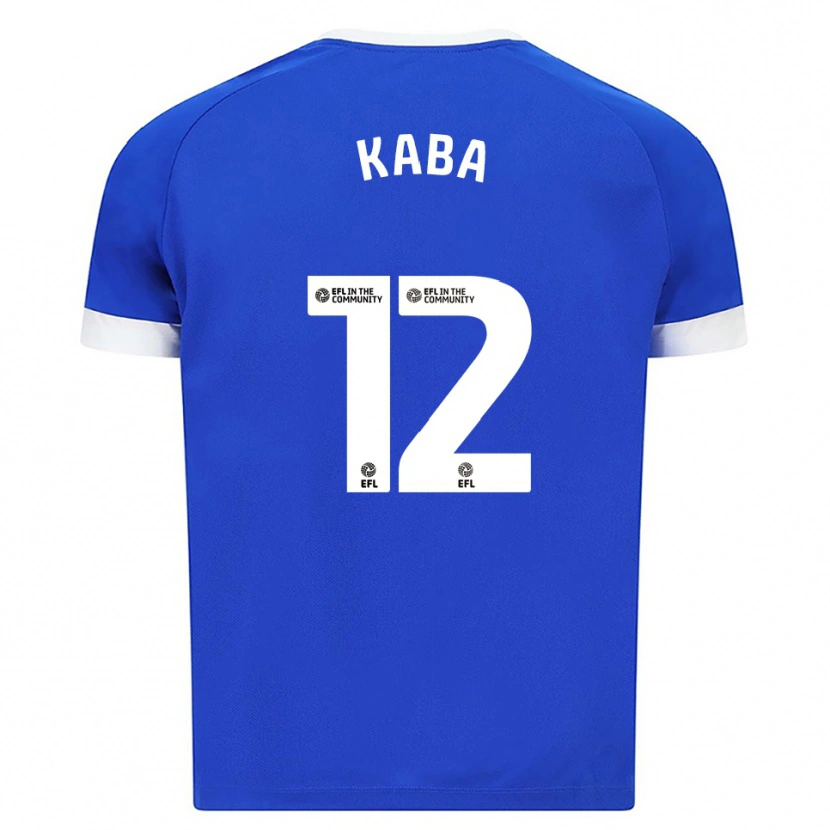 Danxen Dames Sekou Kaba #12 Blauw Wit Thuisshirt Thuistenue 2025/26 T-Shirt