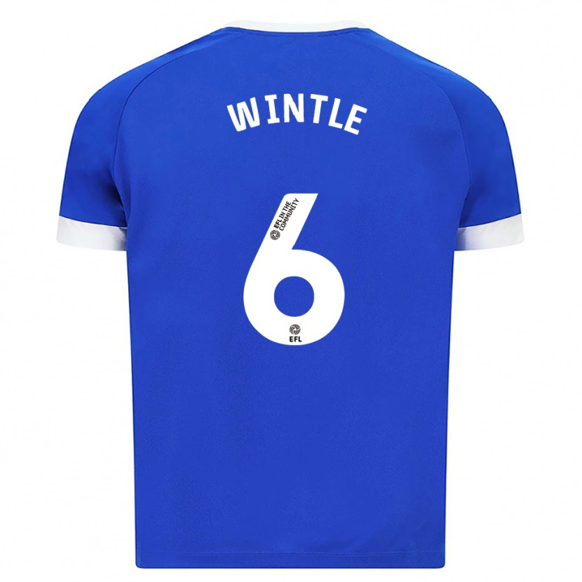 Danxen Dames Ryan Wintle #6 Blauw Wit Thuisshirt Thuistenue 2025/26 T-Shirt